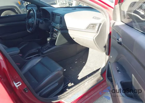 2018 Hyundai Elantra Sport from USA, damaged, VIN KMHD04LB0JU453773